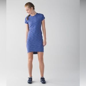 Lululemon &go Where-To Dress Heathered Sapphire Blue Sz6 Vintage RARE